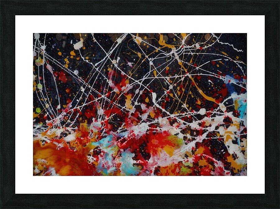 Jackson Pollock 18 Picture Frame print