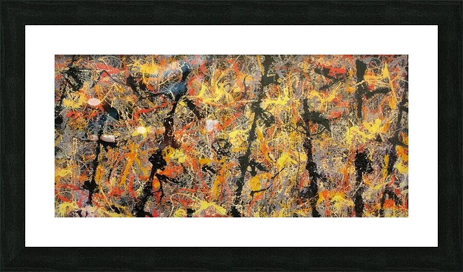 Jackson Pollock 19 Picture Frame print