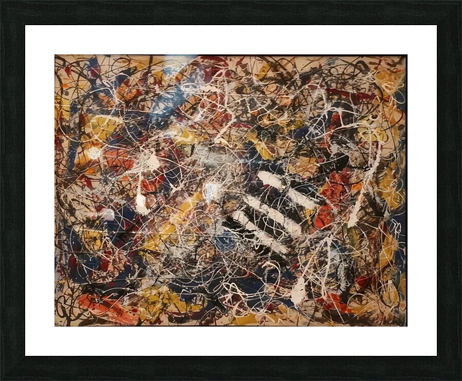 Jackson Pollock 21 Picture Frame print