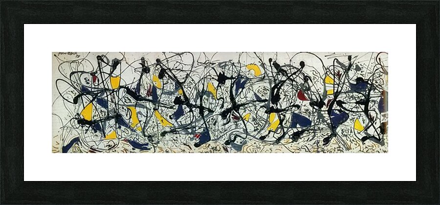 Jackson Pollock 26 Picture Frame print