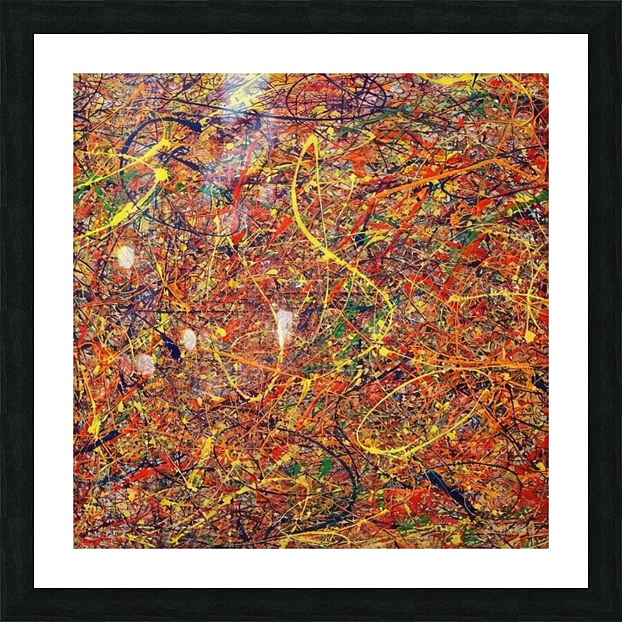 Jackson Pollock 27 Picture Frame print