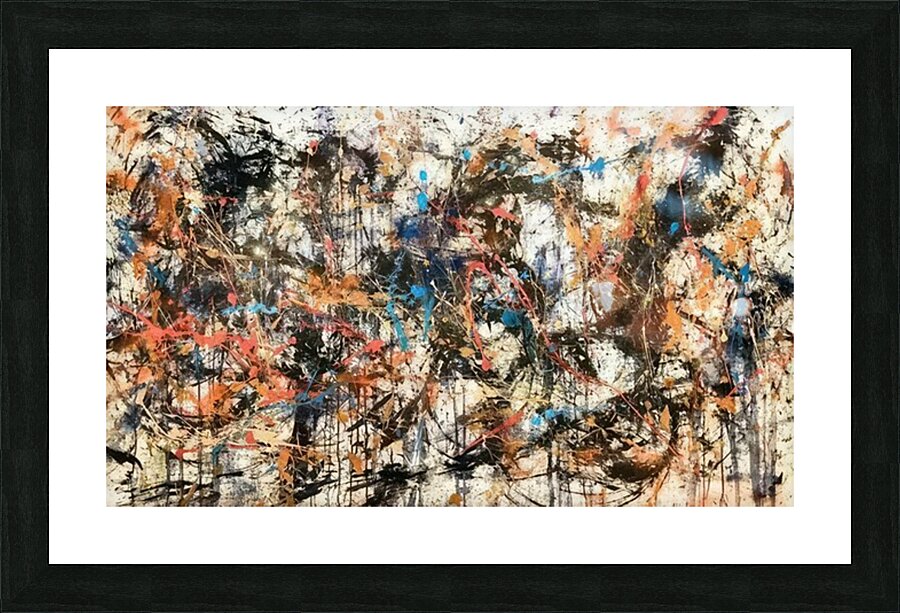 Jackson Pollock 33 Picture Frame print
