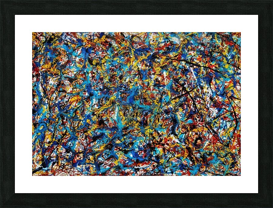 Jackson Pollock 35 Picture Frame print