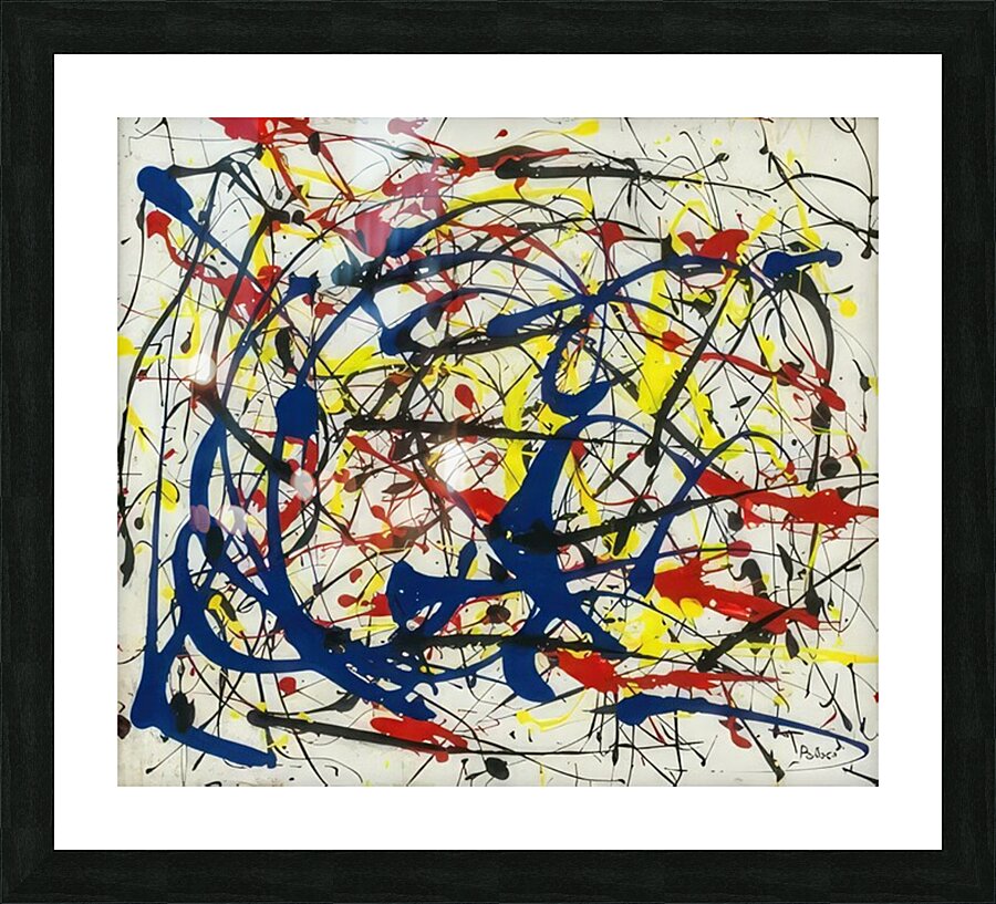 Jackson Pollock 36 Picture Frame print