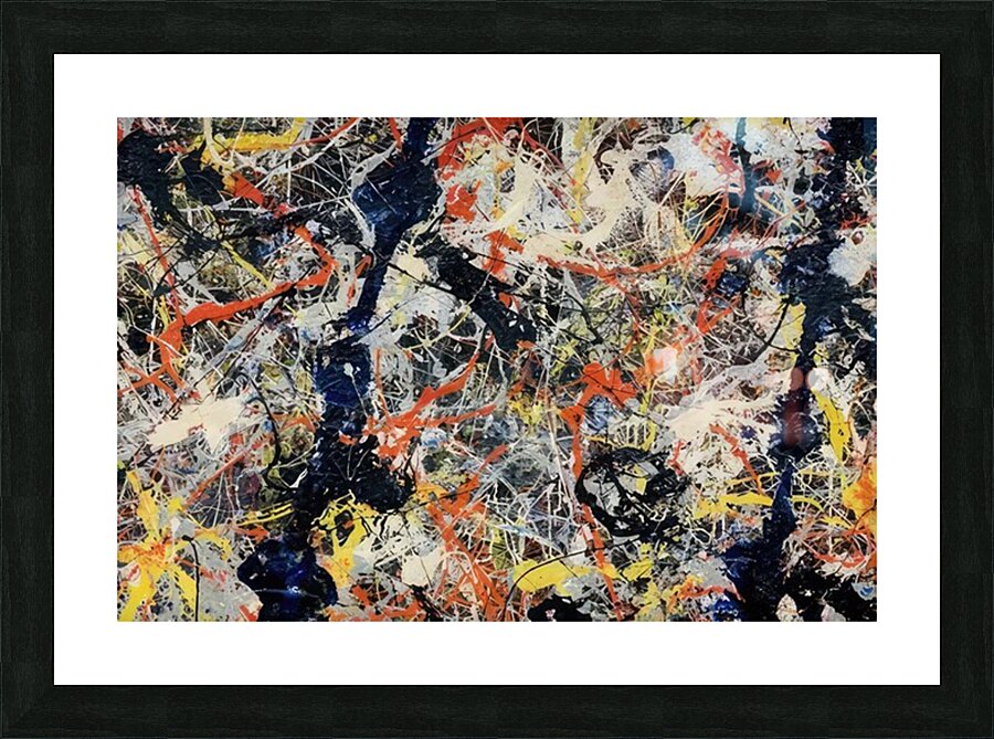Jackson Pollock 38 Picture Frame print