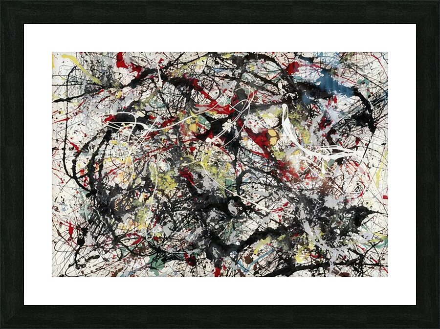 Jackson Pollock 46 Picture Frame print