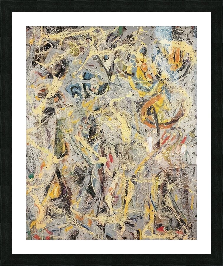 Jackson Pollock 52 Picture Frame print