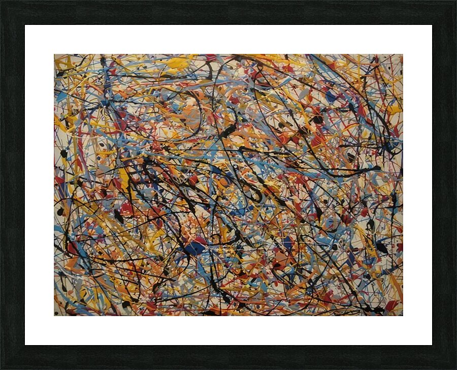 Jackson Pollock 55 Picture Frame print