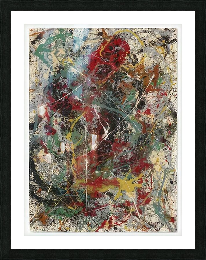 Jackson Pollock 60 Picture Frame print