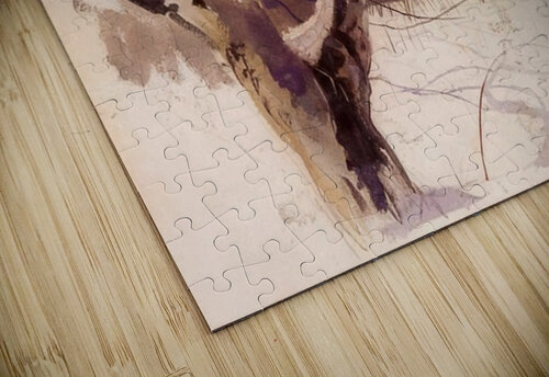 Winter Farm Scene   Contemporary Realism - Andrew Wyeth AmericanPainters puzzle