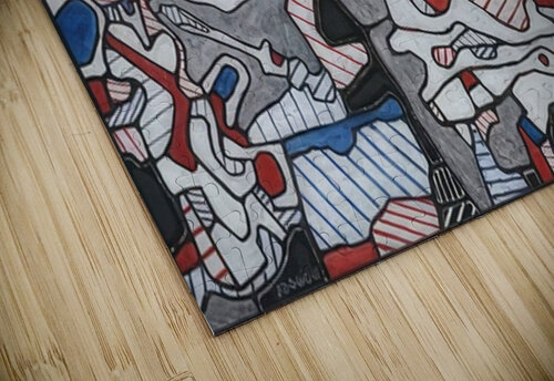 JEAN DUBUFFET 4 AmericanPainters puzzle