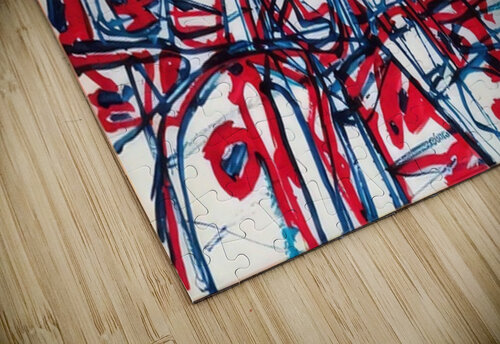 JEAN DUBUFFET 6 AmericanPainters puzzle