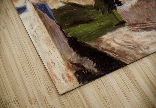 A Street in l Hermitage Pontoise 1874 Camille Pissarro AmericanPainters puzzle