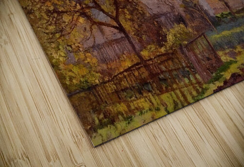 Bourgeois House in l Hermitage Pontoise 1873 AmericanPainters puzzle