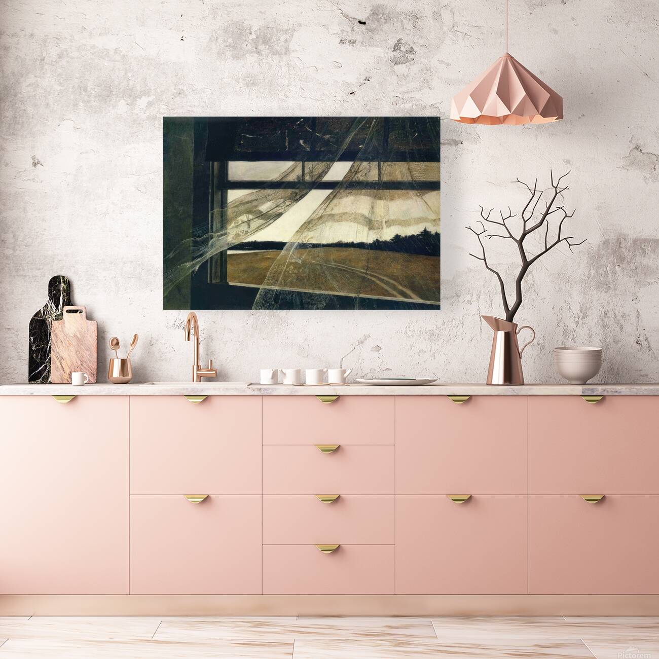 Wind from the Sea   1947 - Andrew Wyeth Reproduction