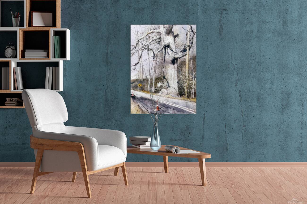 Walking Stick   Contemporary Realism - Andrew Wyeth Reproduction