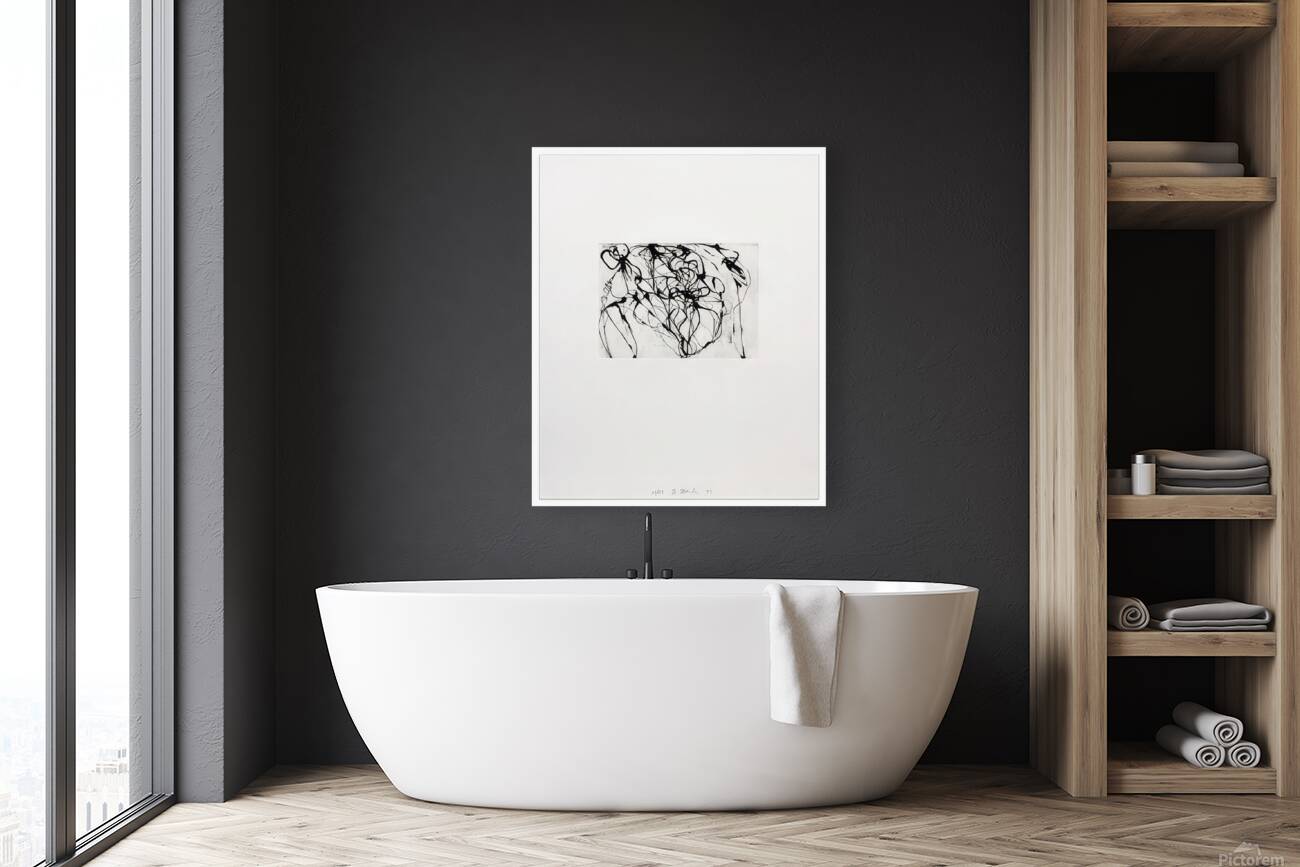 After Botticelli 3   1994 - Brice Marden Reproduction