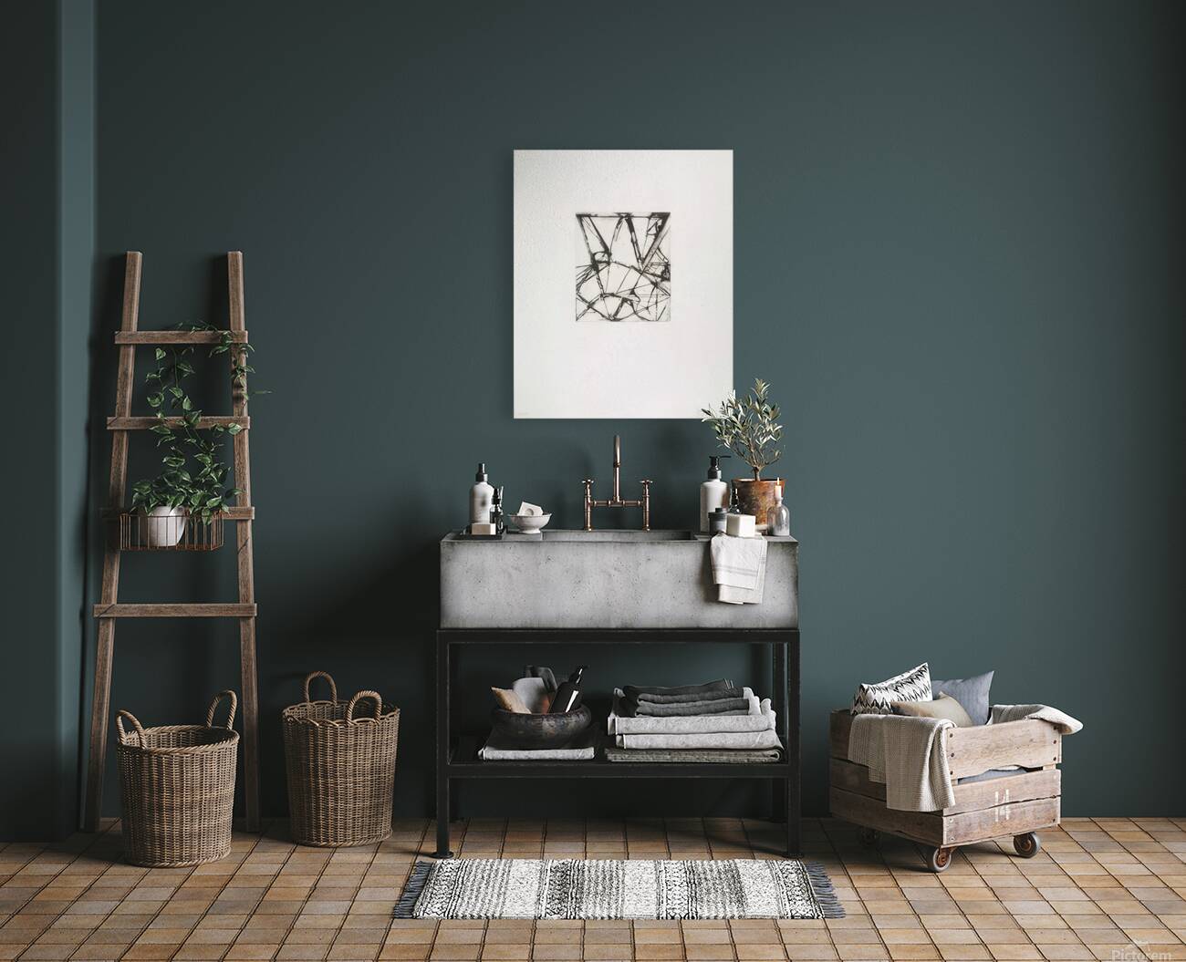 Art by Brice Marden   Reproduction