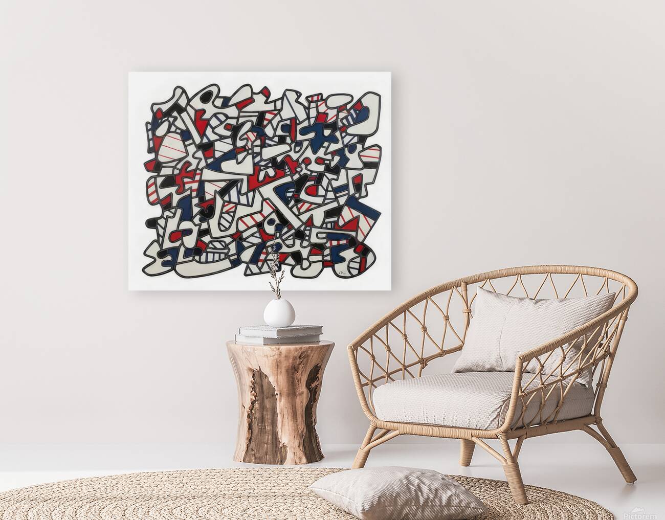 JEAN DUBUFFET 1 Reproduction