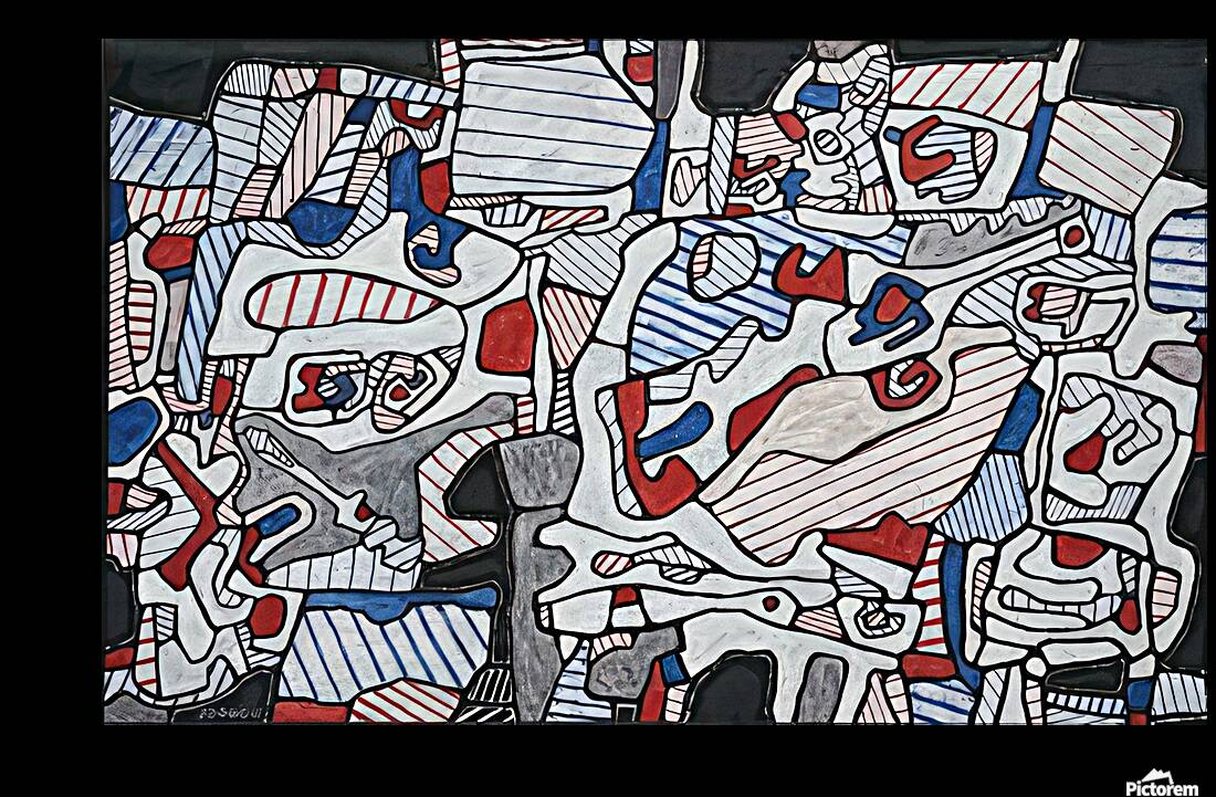 JEAN DUBUFFET 4 Reproduction