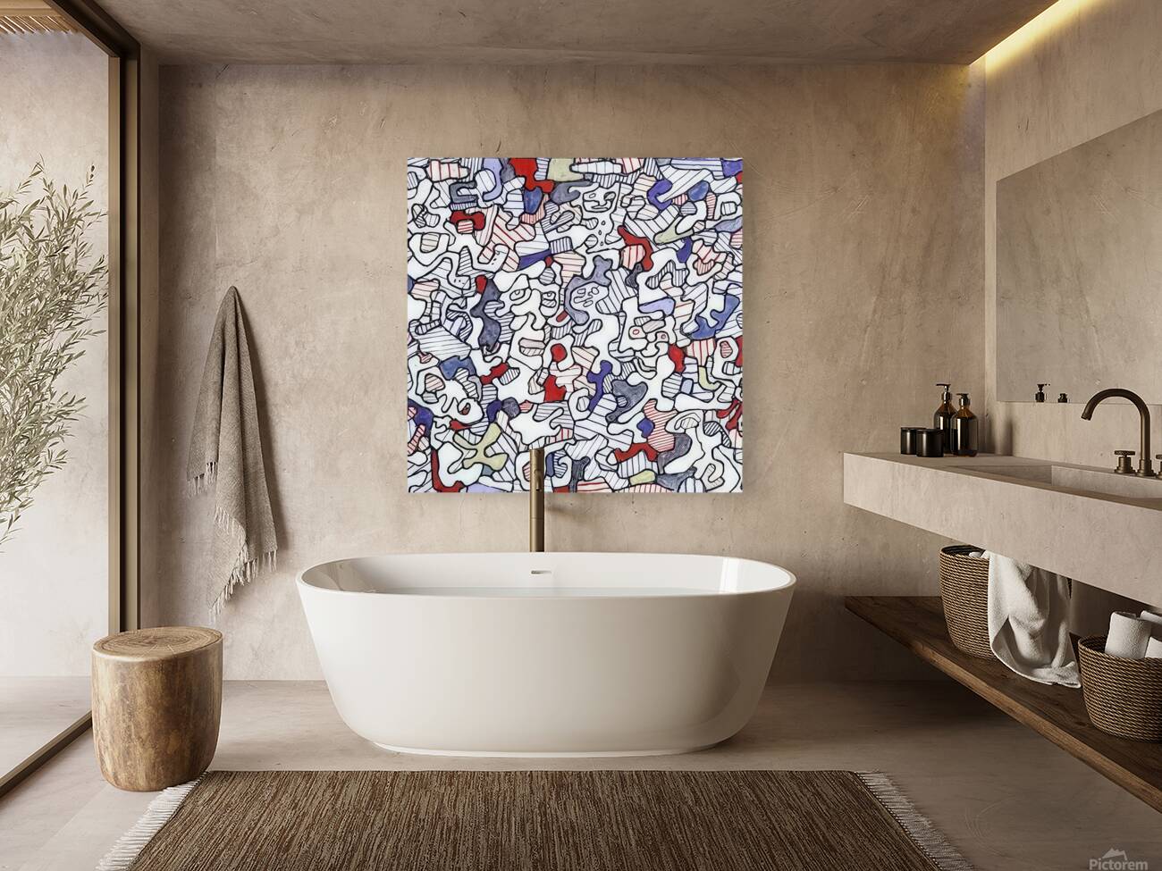 JEAN DUBUFFET 16 Reproduction