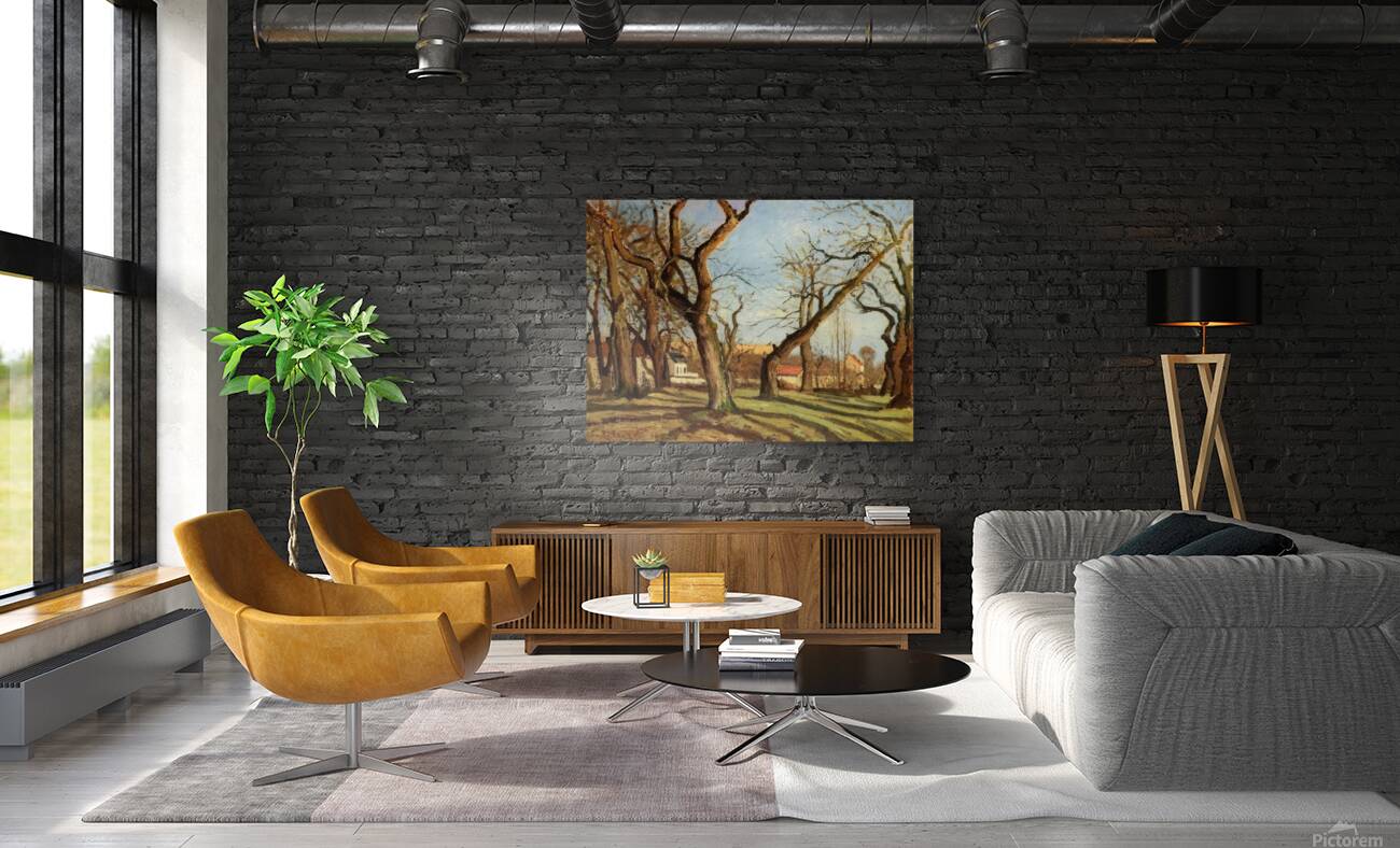 Chestnut Trees at Louveciennes 1872 Camille P Reproduction