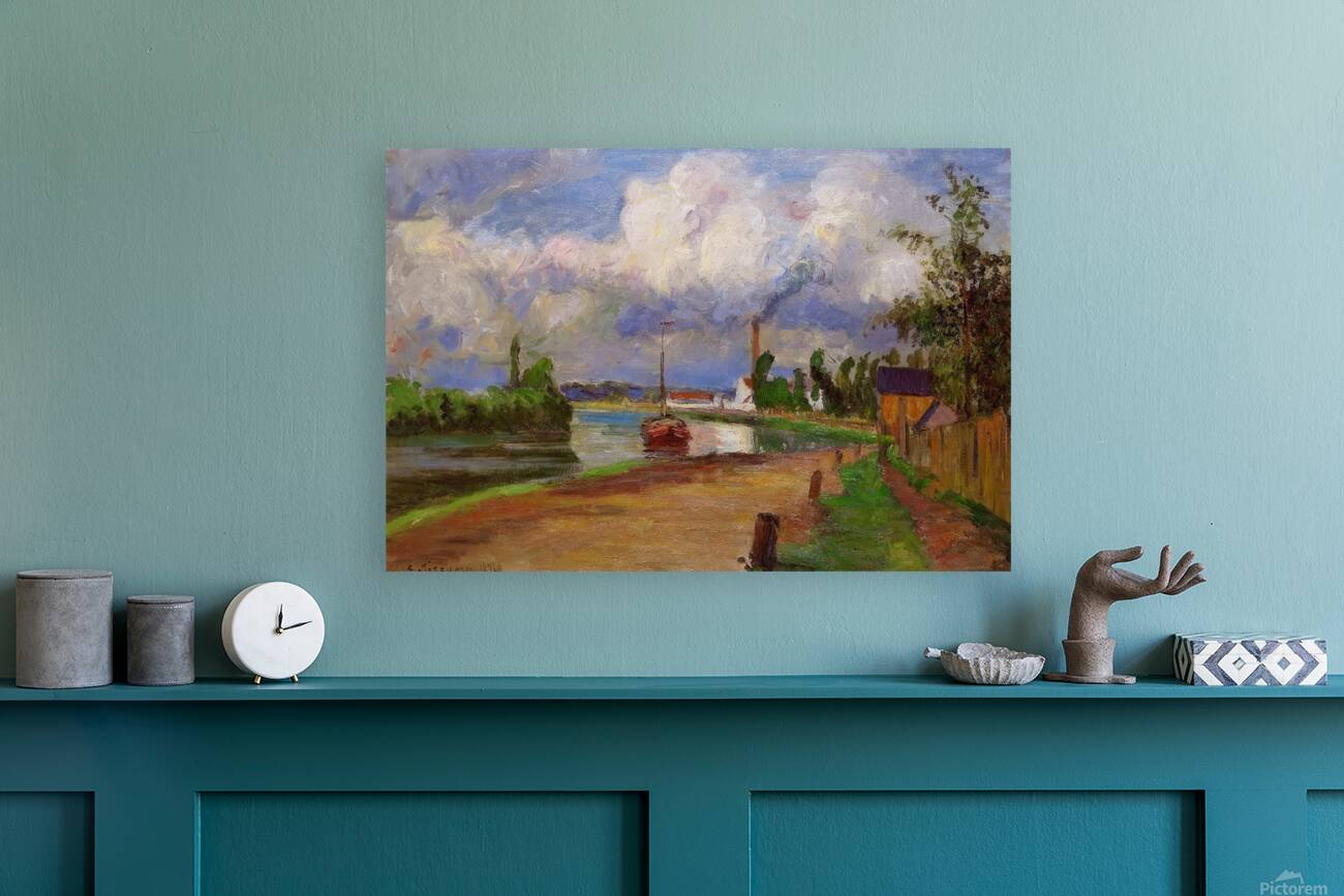 Fishermen on the Banks of the Oise 1876 Camil Reproduction