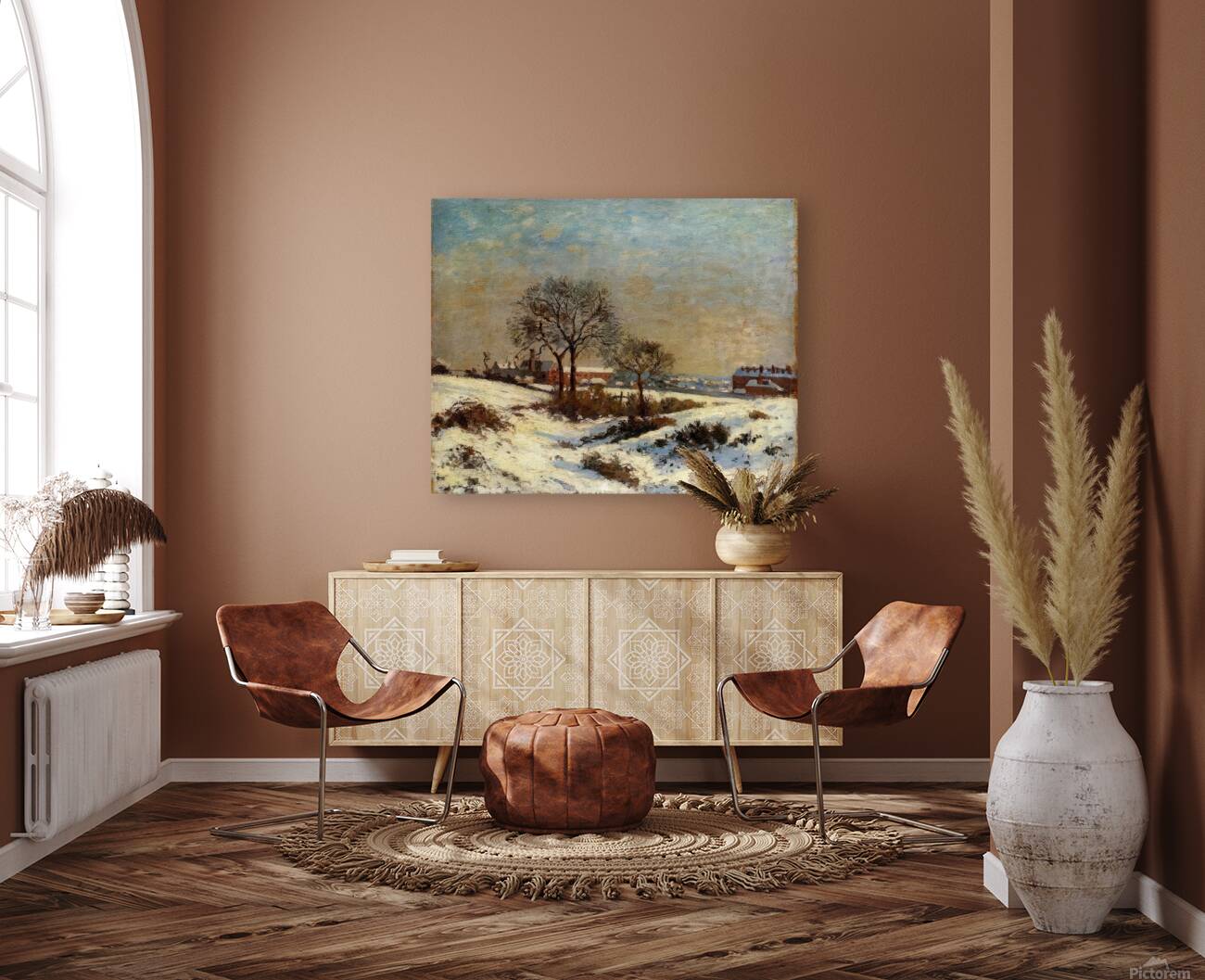 Landscape under Snow Upper Norwood 1871 Camil Reproduction