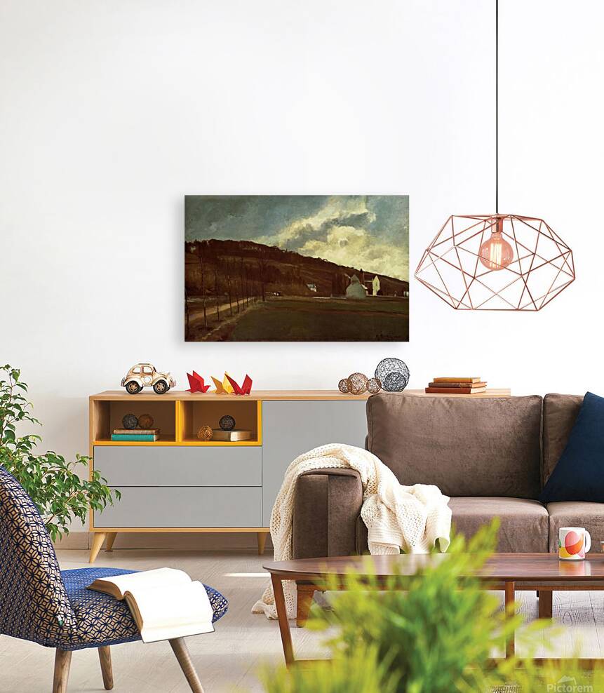 Banks of the river Marne in winter Camille Piss Reproduction