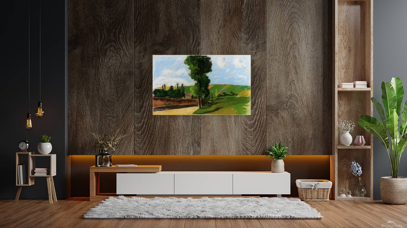 Landscape at Pontoise 2 1873 Camille Pissarro Reproduction