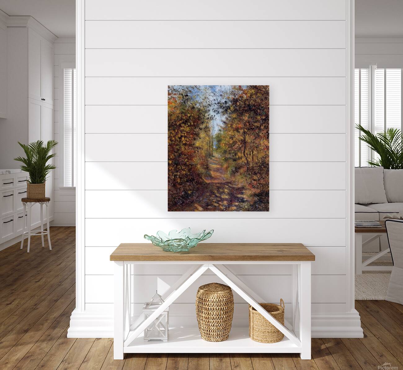 A Path in the Woods Pontoise 1879 Camille Pissaro Reproduction
