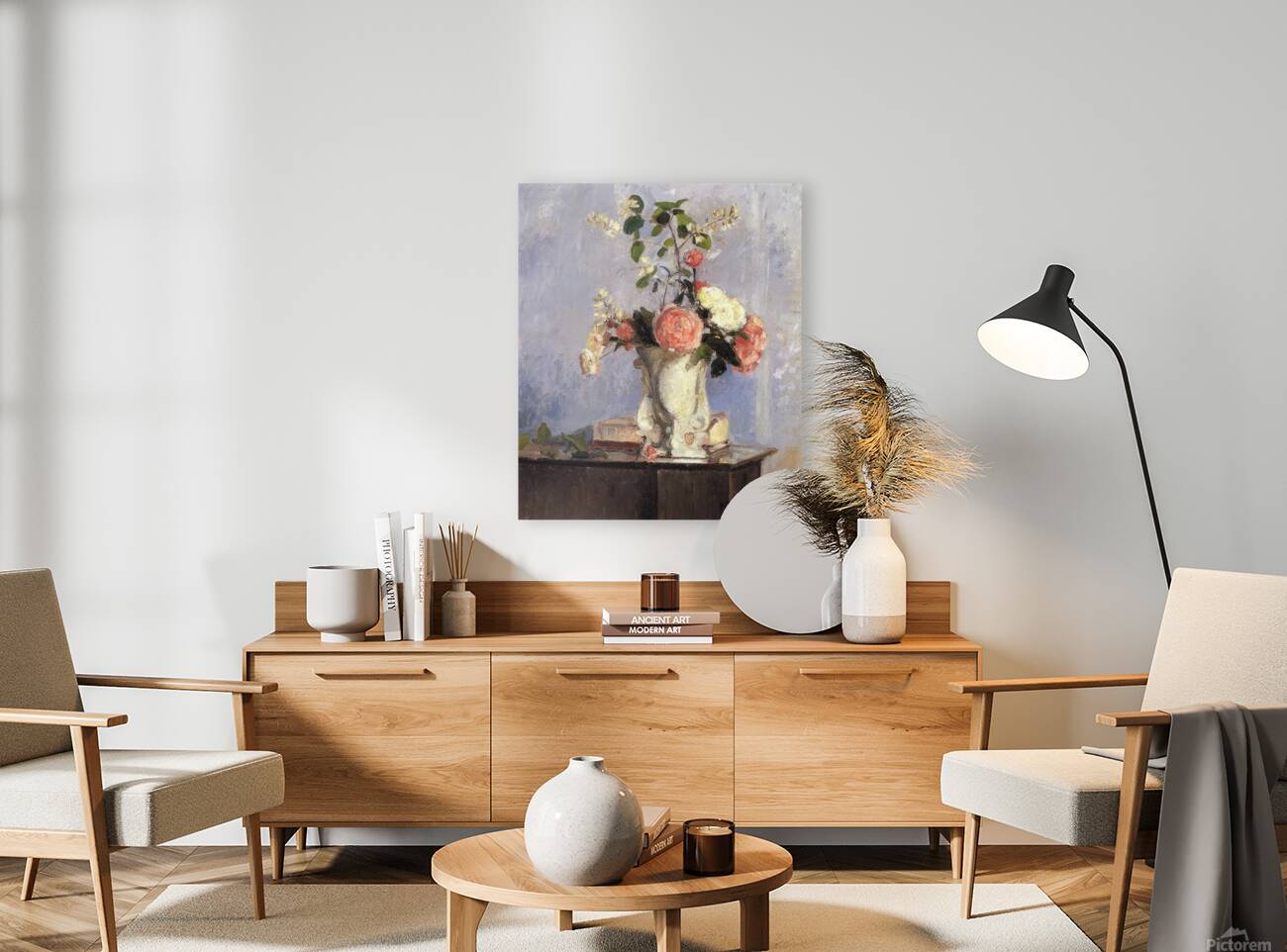 Bouquet of Flowers 1873 Camille Pissarro Reproduction