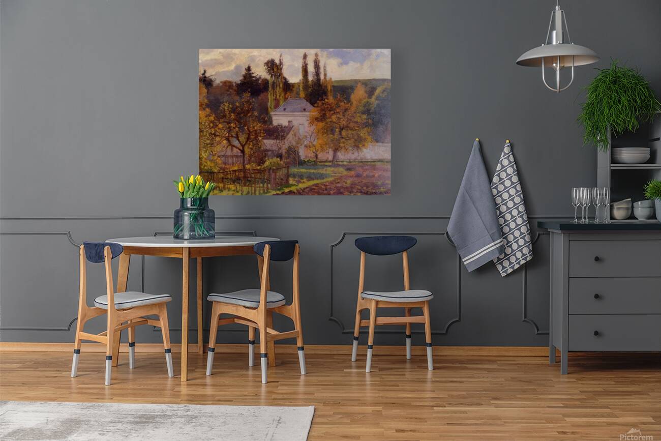 Bourgeois House in l Hermitage Pontoise 1873 Reproduction