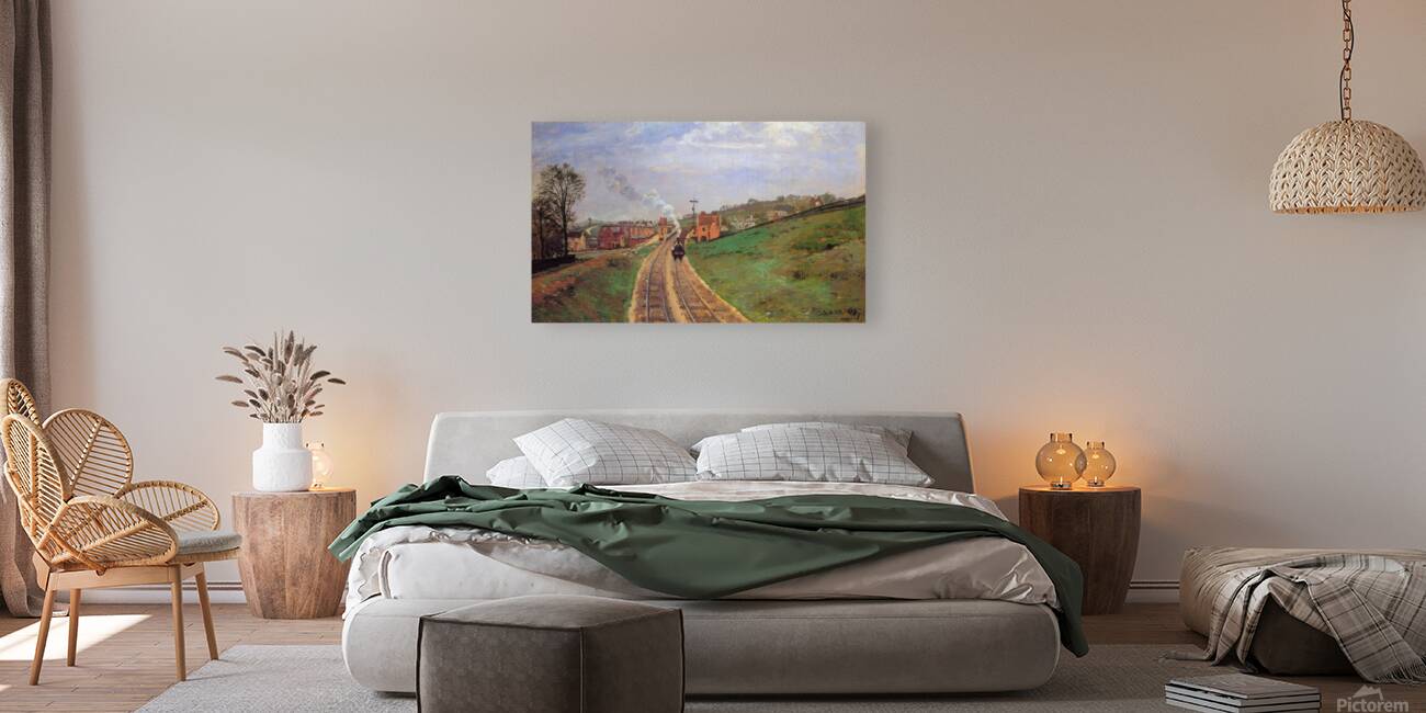 Lordship Lane Station Dulwich 1871 Camille Pissaro Reproduction