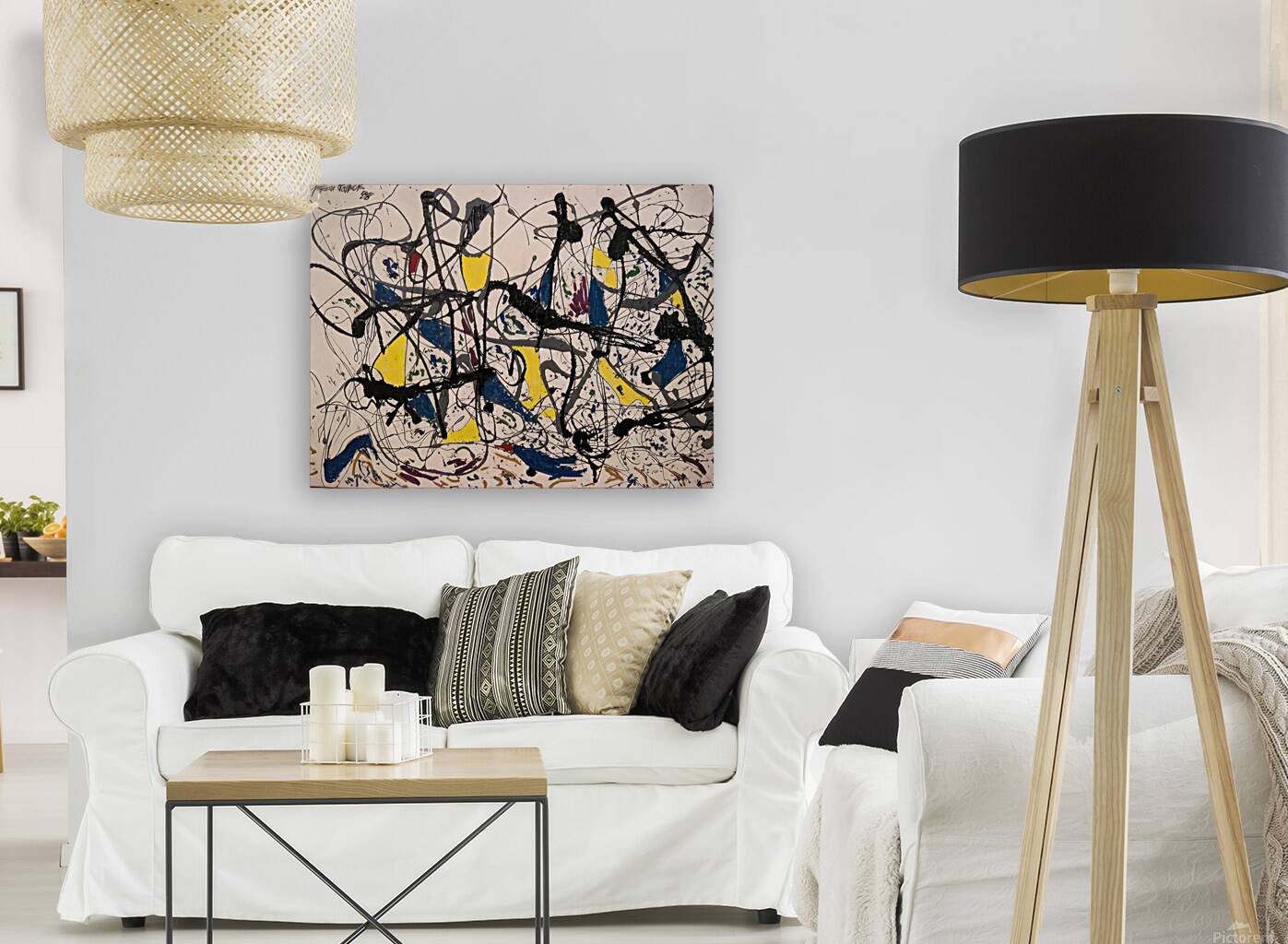 Jackson Pollock 16 Reproduction