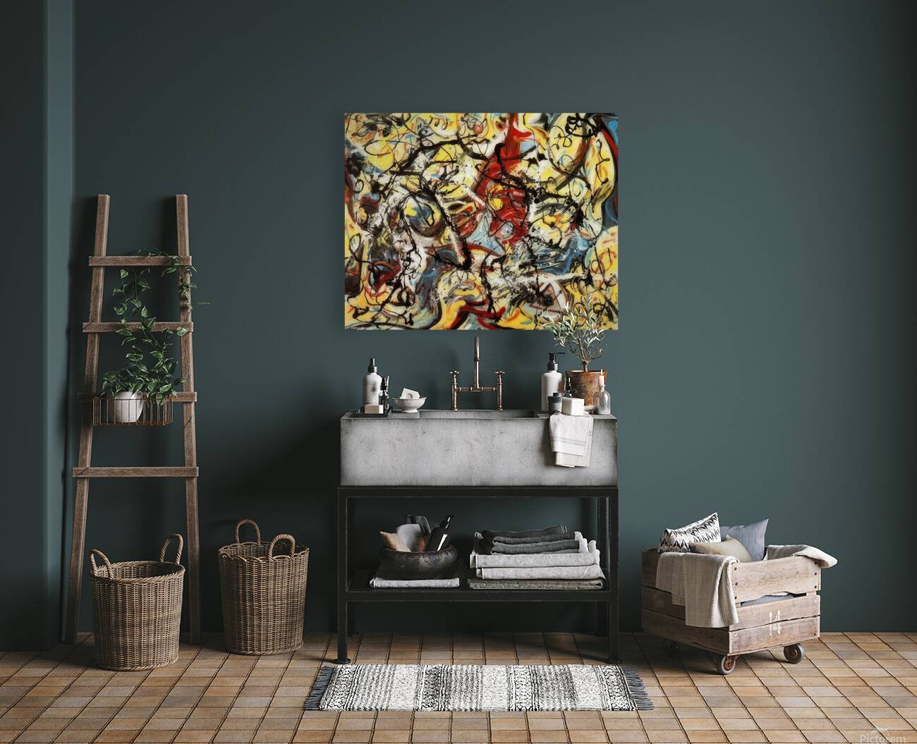 Jackson Pollock 8 Reproduction