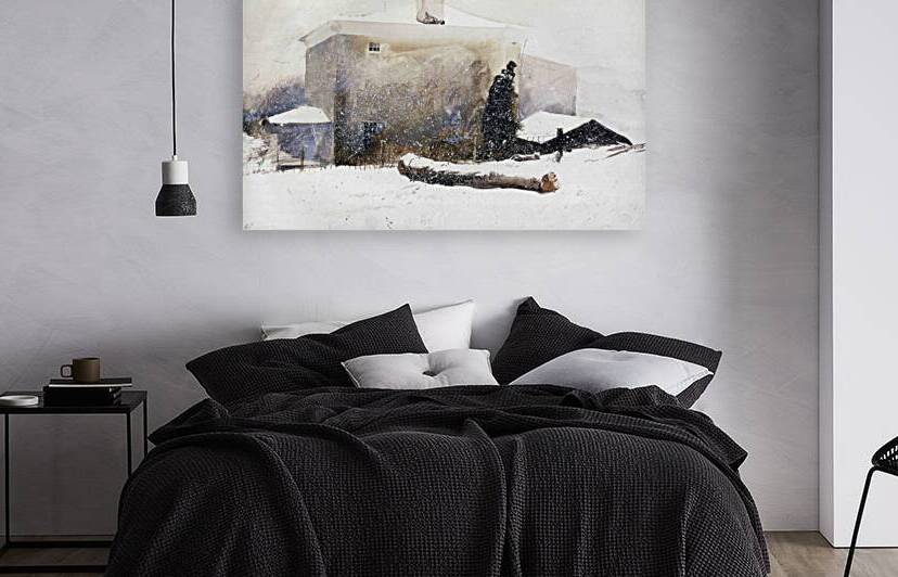 First Snow   Contemporary Realism - Andrew Wyeth by AmericanPainters