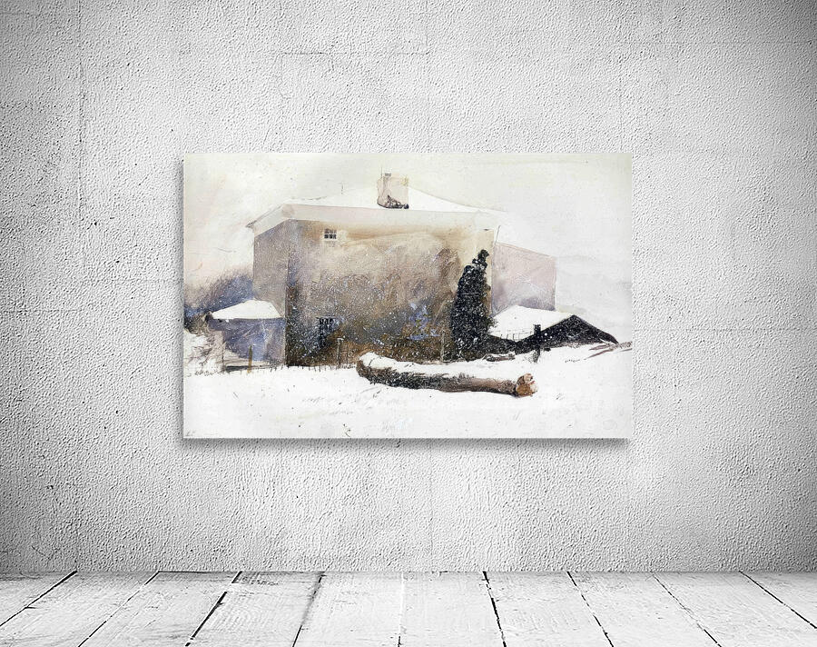 First Snow   Contemporary Realism - Andrew Wyeth Wall Preview