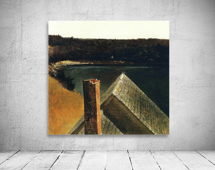 End of Olsons   Regionalism - Andrew Wyeth Wall Preview