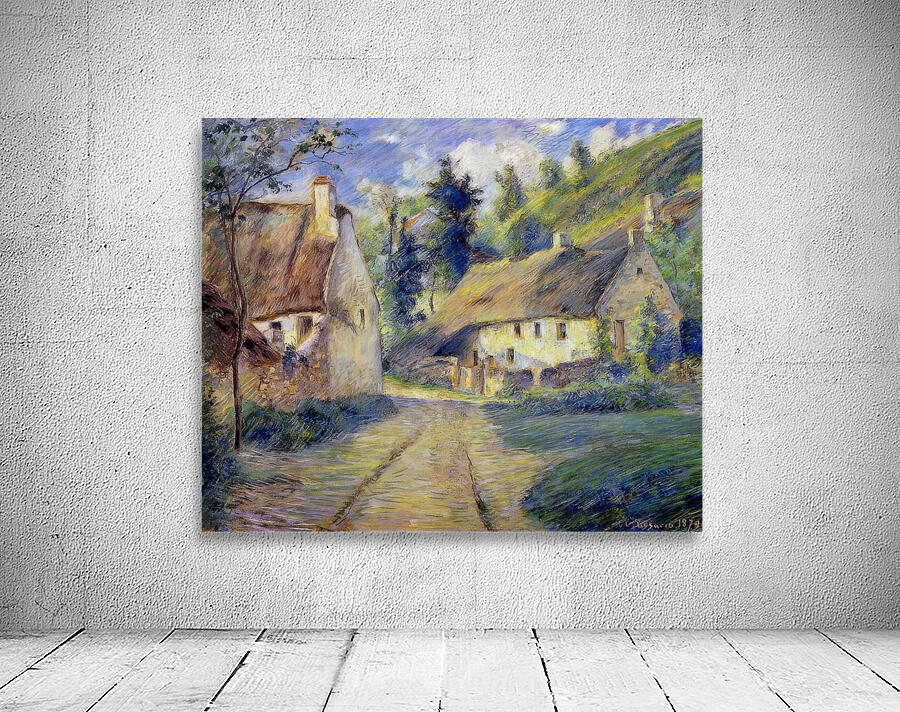 Cottages at Auvers near Pontoise 1879 Camille Wall Preview