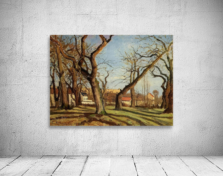 Chestnut Trees at Louveciennes 1872 Camille P Wall Preview