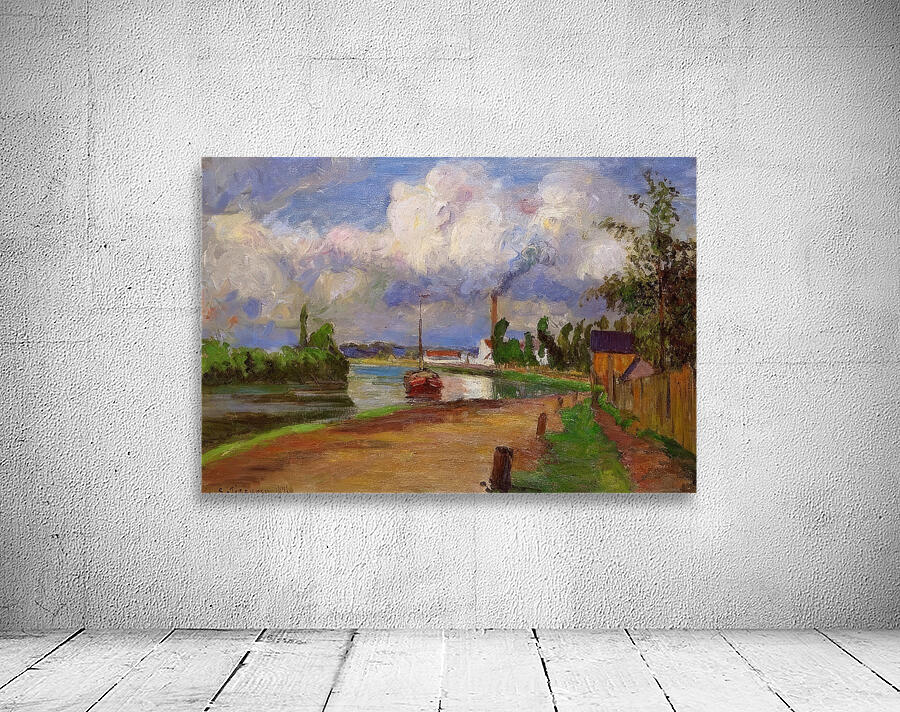 Fishermen on the Banks of the Oise 1876 Camil Wall Preview