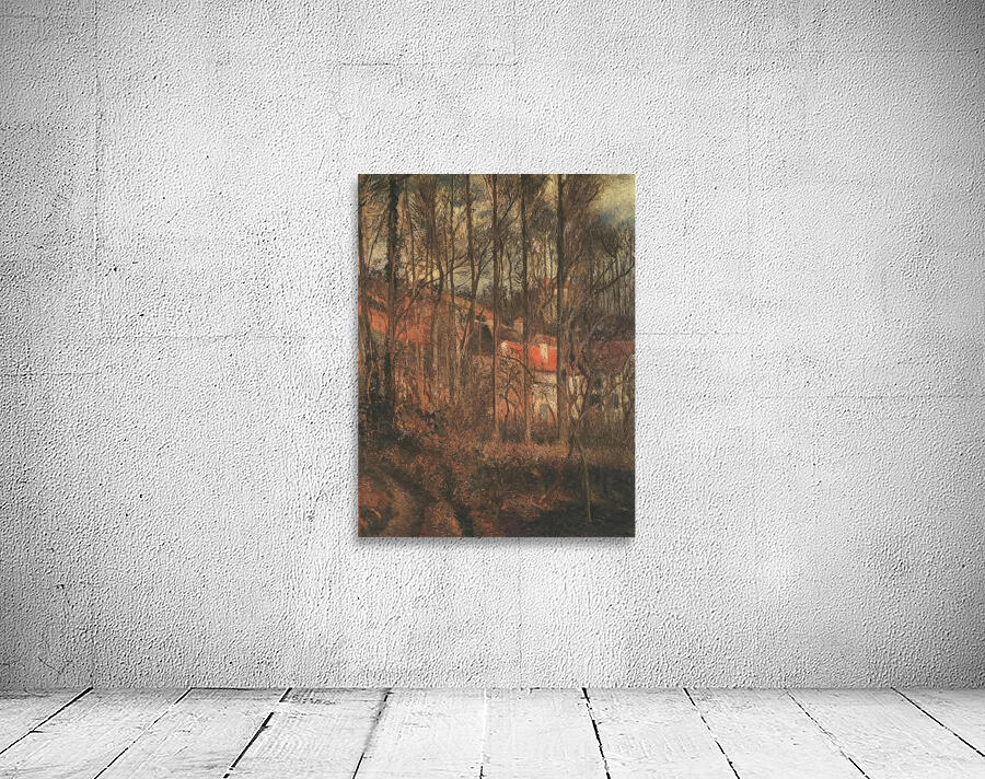 Grey Day Banks of the Oise 1878 Camille Pissa Wall Preview