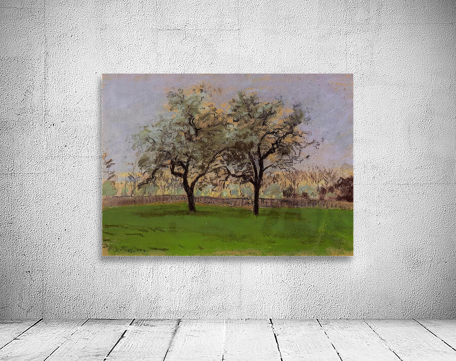 Apples Trees at Pontoise 1872 Camille Pissarr Wall Preview