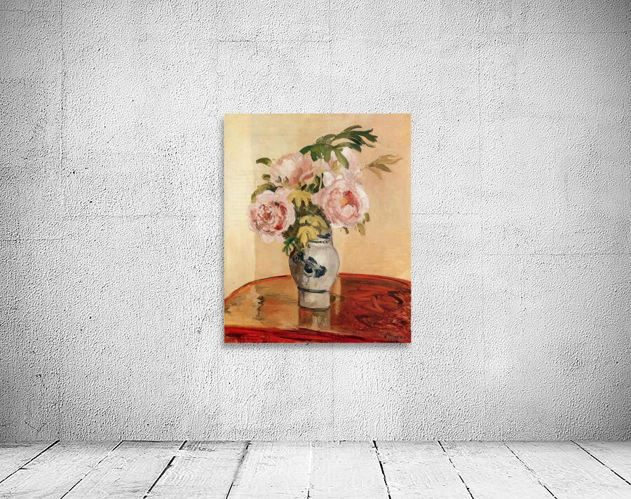 Pink Peonies 1873 Camille Pissarro Wall Preview