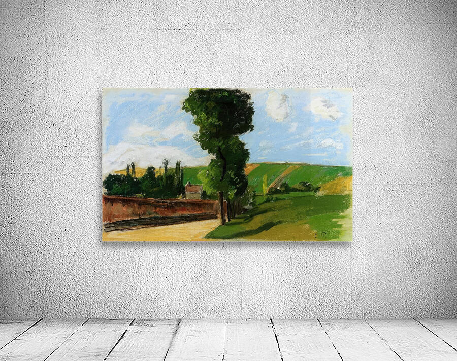 Landscape at Pontoise 2 1873 Camille Pissarro Wall Preview
