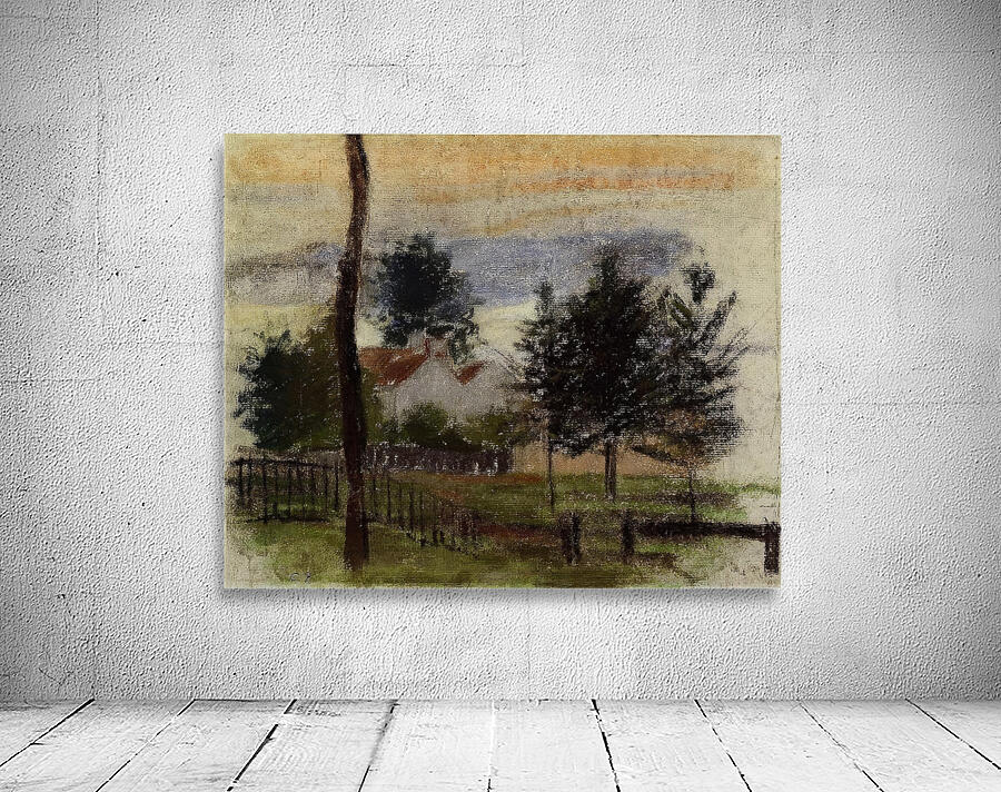 Landscape at Louveciennes 1869 Camille Pissarro Wall Preview