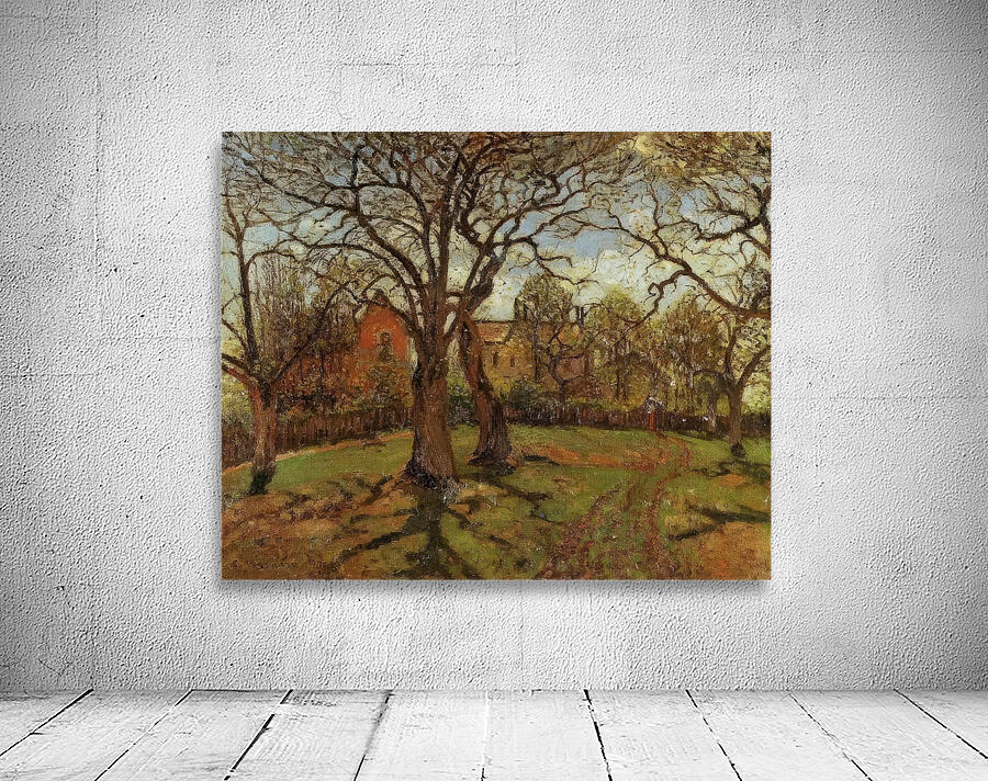 Chestnut Trees Louveciennes Spring 1870 Camille Pissarro Wall Preview