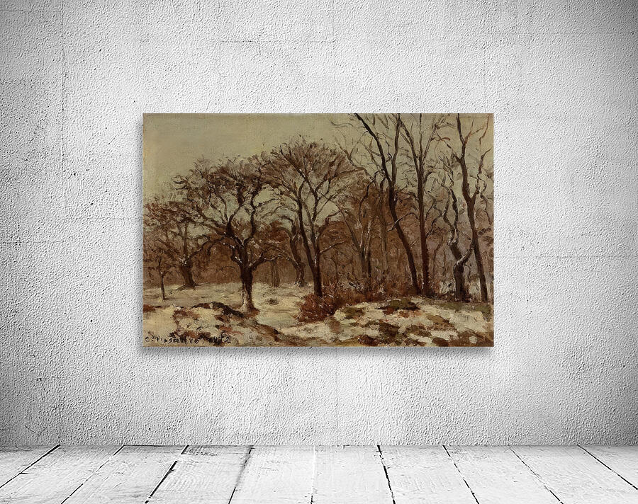 Chestnut Orchard in Winter 1872 Camille Pissarro Wall Preview