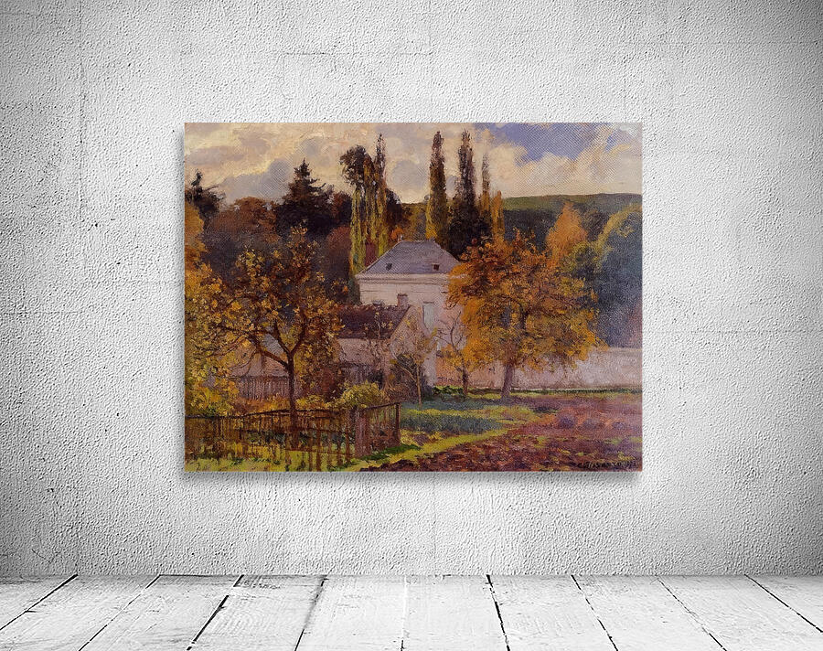 Bourgeois House in l Hermitage Pontoise 1873 Wall Preview